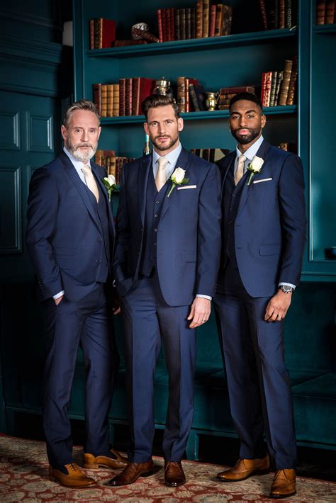 men's navy blue wedding suits.